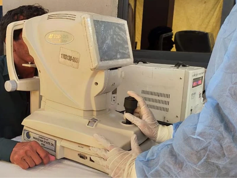 Blue World City Foundation & Al-Shifa hospital, a free eye camp at BWC site