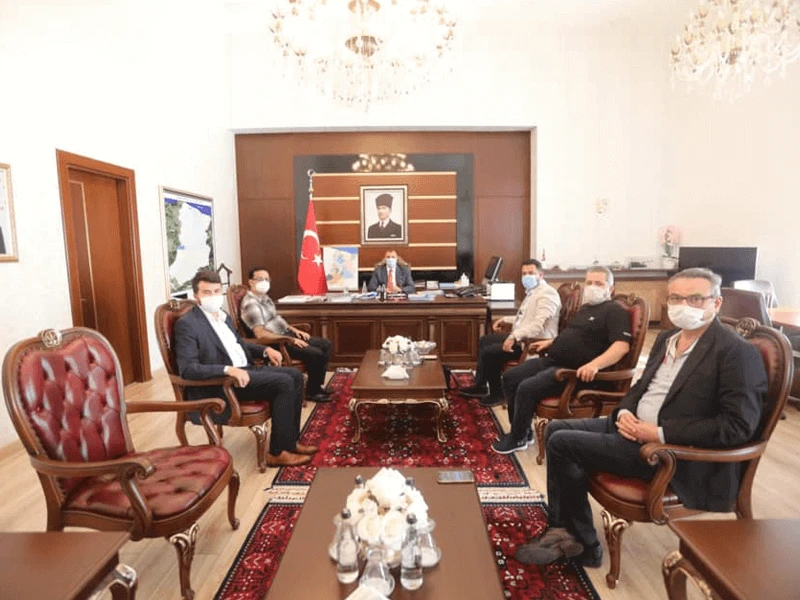 Meeting With Mr. Chakeel Oktai Governor Sarkarya, invited him to the event of Blue Mosque